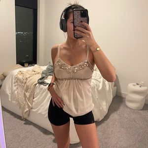 Vintage boho fairy tank